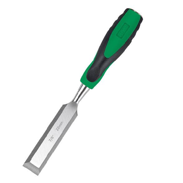 Pahat Kayu Ukuran 7/8 Inch Gagang Karet Anti-Slip